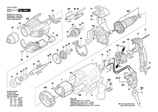BOSCH Kabeldurchf�hrungst�lle �6,4-�7,0x66 MM | Ersatzteile f�r GSB 16 RE, GSB 780-2 RE - 2600707075