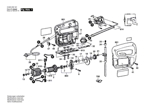 BOSCH Hubstange | Ersatzteile f�r GST 65 BE - 2600780009