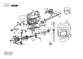 BOSCH Hubstange | Ersatzteile f�r GST 65 BE - 2600780009