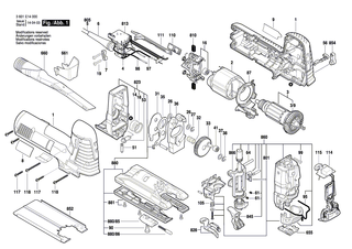 BOSCH Hubstange | Ersatzteile f�r GST 140 CE, GST 1400 BCE - 2600780188