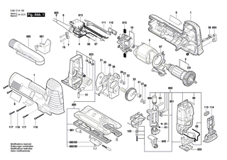 BOSCH Hubstange | Ersatzteile f�r GST 140 CE, GST 1400 BCE - 2600780188