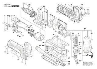 BOSCH Hubstange | Ersatzteile f�r GST 150 CE, GST 150 BCE - 2600780189