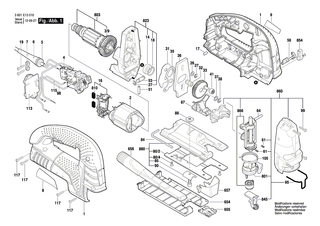 BOSCH Hubstange | Ersatzteile f�r GST 150 CE, GST 150 BCE - 2600780189