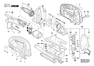 BOSCH Hubstange | Ersatzteile f�r GST 150 CE, GST 150 BCE - 2600780189