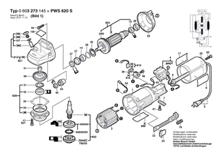 BOSCH Rillenkugellager 7x19x6 | Ersatzteile f�r GKS 55, GKS 65 - 2600905032