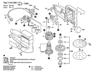 BOSCH Rillenkugellager | Ersatzteile f�r GEX 125 AC, GEX 150 AC - 2600905034