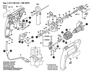 BOSCH Rillenkugellager 9x24x7 | Ersatzteile f�r GSB 16 RE, GSC 16 - 2600905039