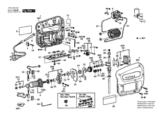 BOSCH Befestigungsplatte 0,6 MM | Ersatzteile f�r PST 54 PE, PST 50 PE - 2601015008