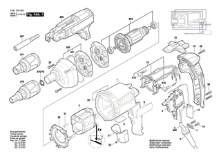 BOSCH Dichtung | Ersatzteile f�r GSR 6-25 TE, GSR 6-45 TE - 2601015097