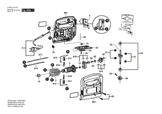 BOSCH Schmierfilz | Ersatzteile f�r GST 65 B, GST 65 BE - 2601020007