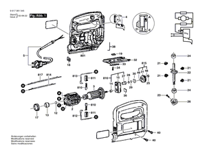 BOSCH Schmierfilz | Ersatzteile f�r GST 65 B, GST 65 BE - 2601020007