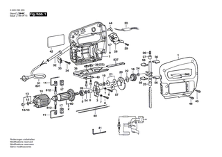 BOSCH Schmierfilz | Ersatzteile f�r GST 65 B, GST 65 BE - 2601020007