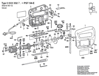 BOSCH Schmierfilz | Ersatzteile f�r GST 65 B, GST 65 BE - 2601020007