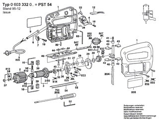 BOSCH Schmierfilz | Ersatzteile f�r GST 65 B, GST 65 BE - 2601020007