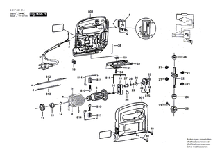 BOSCH Schmierfilz | Ersatzteile f�r GST 65 B, GST 65 BE - 2601020007