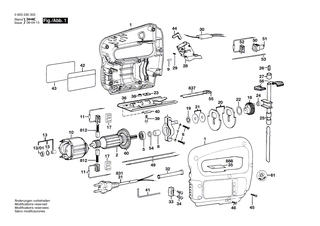 BOSCH Schmierfilz | Ersatzteile f�r GST 65 B, GST 65 BE - 2601020007