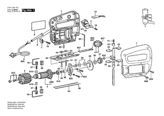 BOSCH Schmierfilz | Ersatzteile f�r GST 65 B, GST 65 BE - 2601020007