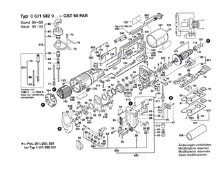 BOSCH Profilleiste | Ersatzteile f�r GST 60 PBAE, GST 60 PAE - 2601030007