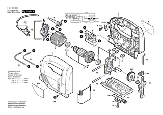 BOSCH Profilleiste | Ersatzteile f�r PST 550, PST 650 - 2601032021