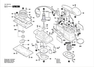 BOSCH Schieber | Ersatzteile f�r GSS 230 AVE, GSS 280 AVE - 2601035002