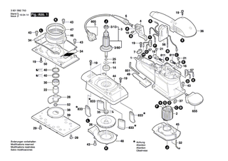 BOSCH Schieber | Ersatzteile f�r GSS 230 AVE, GSS 280 AVE - 2601035002