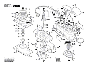 BOSCH Schieber | Ersatzteile f�r GSS 230 AVE, GSS 280 AVE - 2601035002