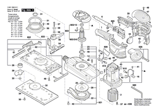BOSCH Schieber | Ersatzteile f�r GSS 230 AVE, GSS 280 AVE - 2601035002
