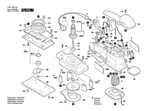 BOSCH Schieber | Ersatzteile f�r GSS 230 AVE, GSS 280 AVE - 2601035002
