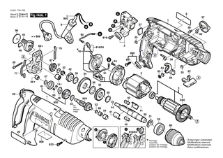 BOSCH Druckplatte | Ersatzteile für GSB 16 RE, GSB 1800-2 - 2601074003