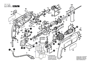 BOSCH Druckplatte | Ersatzteile f�r GSB 16 RE, GSB 1800-2 - 2601074003