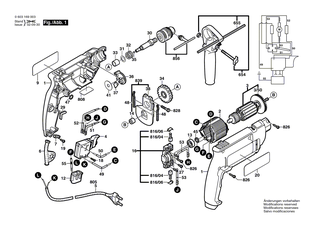 BOSCH Druckplatte | Ersatzteile für GSB 16 RE, GSB 1800-2 - 2601074003