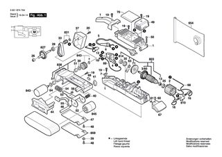 BOSCH Grundplatte | Ersatzteile f�r GBS 75 AE, PBS 75 A - 2601098040