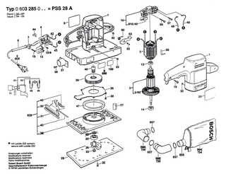 BOSCH Anpressleiste | Ersatzteile f�r GSS 14, PSS 28 A - 2601099030