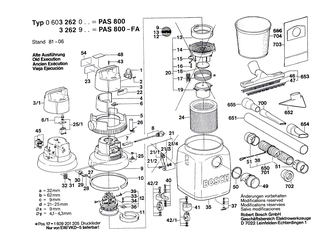 BOSCH Luftschlauch � 49 MM, 3 M-1 | Ersatzteile f�r PAS 800 A | 2607000167