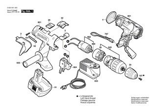 BOSCH Verstellschieber | Ersatzteile f�r PSR 18 VE-2, PSR 14,4 VE-2 - 2601099098