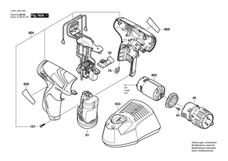 BOSCH Verstellschieber ROT | Ersatzteile f�r GSR 10,8 V-LI, GSR 10,8 V-LIQ - 2601099153