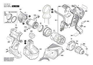 BOSCH Verstellhebel ROT | Ersatzteile f�r GSR 18 VE-2, GSR 14,4 VE-2 - 2601099155