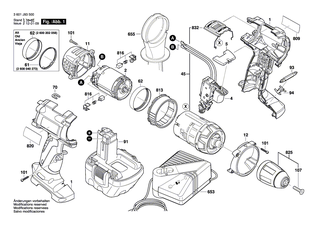 BOSCH Verstellhebel ROT | Ersatzteile f�r GSR 18 VE-2, GSR 14,4 VE-2 - 2601099155