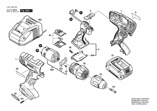 BOSCH Verstellschieber | Ersatzteile f�r GSR 14,4 V-LI,...