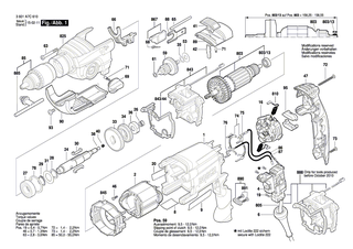 BOSCH Kontakt | Ersatzteile f�r GSB 16 RE, GSB 780-2 RE - 2601099259
