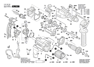 BOSCH Kontakt | Ersatzteile für GSB 16 RE, GSB 780-2 RE - 2601099260