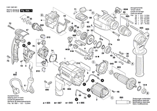 BOSCH Kontakt | Ersatzteile für GSB 16 RE, GSB 780-2 RE - 2601099260