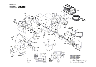 BOSCH Klebeschild SCHATTENSEITE | Ersatzteile f�r GBM 9,6 VRL, GBM 7,2 V - 2601110606