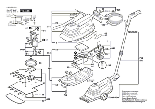 BOSCH Klebeschild | Ersatzteile f�r AGS 8, AGS 10 - 2601110999