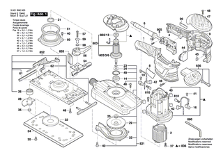 BOSCH Hinweisschild | Ersatzteile f�r GSS 230 AVE, GSS 280 AVE - 2601111477