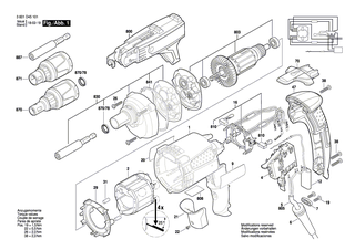 BOSCH Hinweisschild | Ersatzteile f�r GSR 6-60 TE - 2601111895