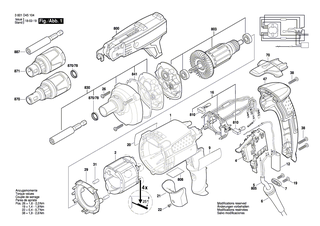 BOSCH Hinweisschild | Ersatzteile f�r GSR 6-60 TE - 2601111895