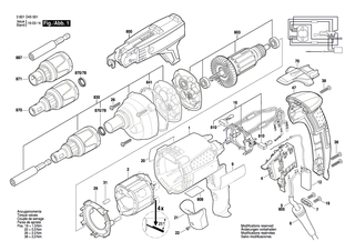 BOSCH Firmenschild GSR 6-25 TE | Ersatzteile f�r GSR 6-25 TE - 2601111964