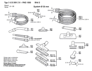 BOSCH Fl�chenb�rste | Ersatzteile f�r PAS 1000 | 1609390493
