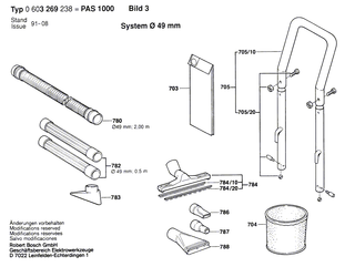 BOSCH Saugd�se � 35 MM | Ersatzteile f�r PAS 1000 | 2607000170
